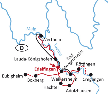 Sternradtour Taubertal - Edelfingen