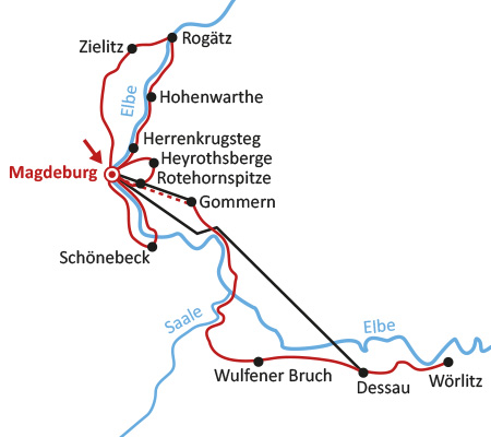 Rad & Kultur: ELBE-Radweg ab Magdeburg