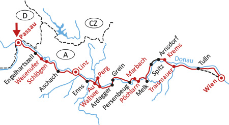 Passau - Wien klassisch