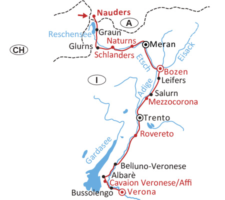 ETSCH - ein Radweg wie im Bilderbuch