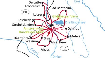 Sternradeln Münsterland - Gronau-Epe