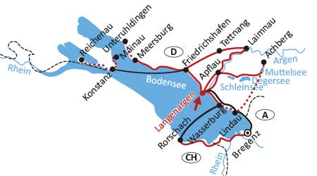 Sternradtour Bodensee ab Langenargen