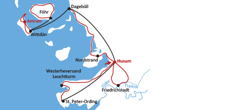 Nordfriesische Inseln und Küste