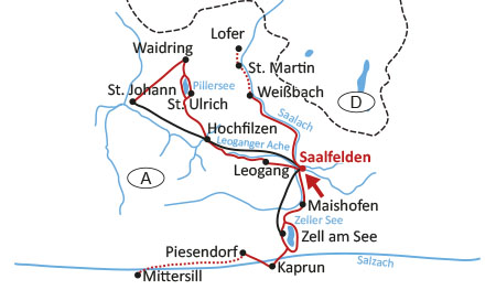 Saalach- und Tauern-Radweg