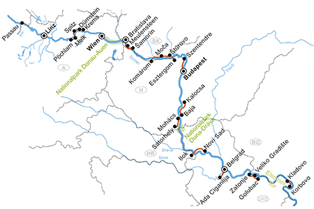 Donau-Radweg Passau-Eisernes Tor